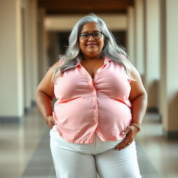 A 55-year-old Indian plus-size woman, embodying sensuality and voluptuousness, depicted with a passionate demeanor