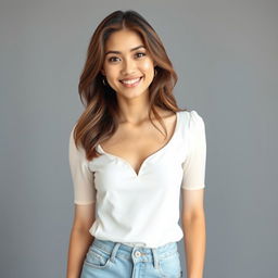 An attractive young woman appealing to most men over the age of 30