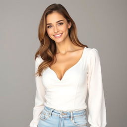 An attractive 30-year-old woman appealing to most men over the age of 30