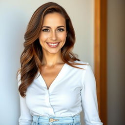 An attractive woman aged 35 who appeals to most men over 30