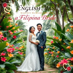 An eye-catching book cover for 'English Man Marrying a Filipina Bride