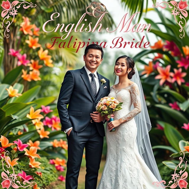 An eye-catching book cover for 'English Man Marrying a Filipina Bride