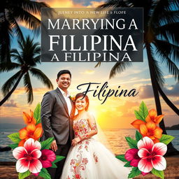 An enticing book cover for 'Marrying a Filipina