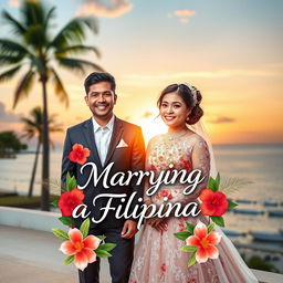 An enticing book cover for 'Marrying a Filipina