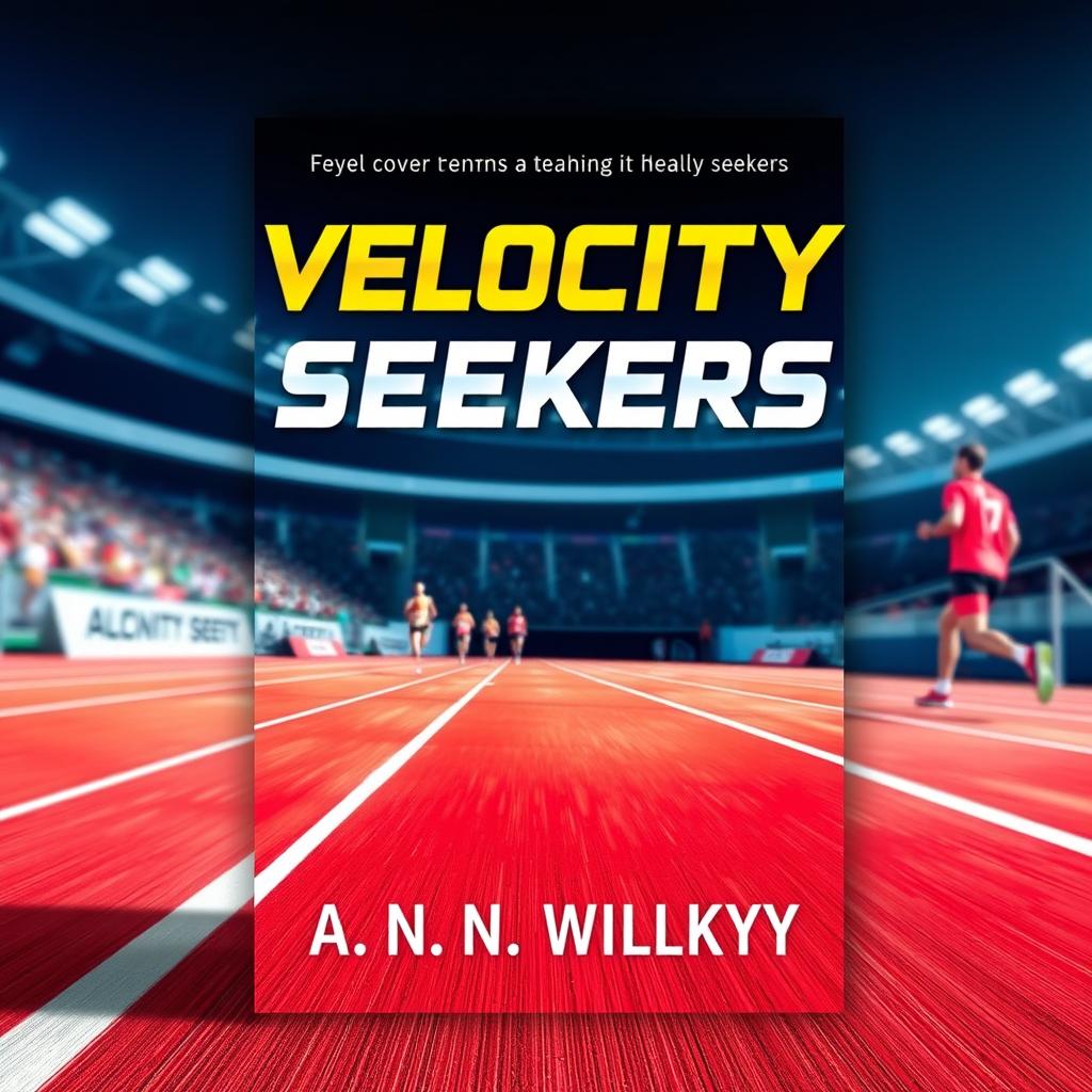 An eye-catching novel cover for 'Velocity Seekers' by A