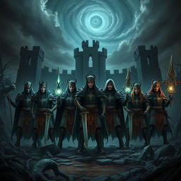 In the dark and shadowy Realm of the Forgotten Kings, a once-prosperous kingdom now lies shrouded in mystery and despair