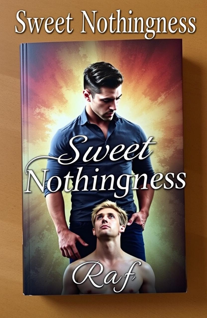 A dramatic book cover featuring a strong brunette man standing confidently over a shorter, handsome blond man who appears weak and vulnerable