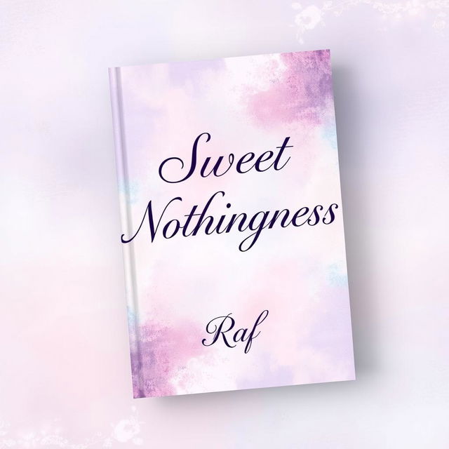 A visually appealing book cover design featuring the title 'Sweet Nothingness' prominently displayed in an elegant, bold font