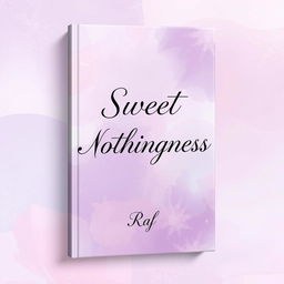 A visually appealing book cover design featuring the title 'Sweet Nothingness' prominently displayed in an elegant, bold font