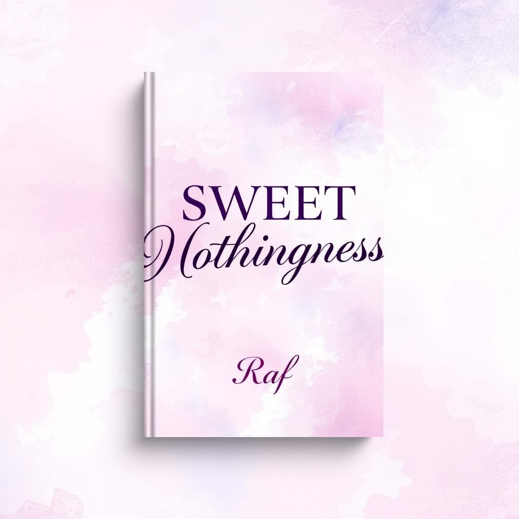 A visually appealing book cover design featuring the title 'Sweet Nothingness' prominently displayed in an elegant, bold font