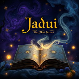 A mystical and enchanting thumbnail for a fantasy book titled 'Jadui'