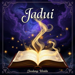 A mystical and enchanting thumbnail for a fantasy book titled 'Jadui'