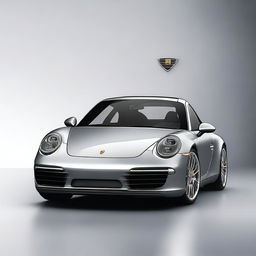 The image is a high-quality digital art representation of a Porsche 911