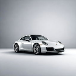 The image is a high-quality digital art representation of a Porsche 911