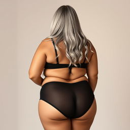 An alluring image of a 55-year-old Indian plus-size woman, styled as a buxom and passionately voluptuous 'cougar'