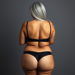 An enticing depiction of a 55-year-old Indian plus-size woman, characterized as a buxom and passionately voluptuous 'cougar'