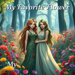 A beautiful cover photo for a Wattpad story titled 'My Favorite Flower'