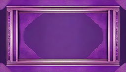 A high-quality digital art image of a blank, vibrant purple background with an epic pattern border frame