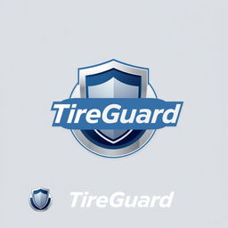 A modern and sleek logo design for 'TireGuard'
