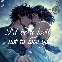 A highly detailed fantasy poster featuring Osamu Dazai and Nakahara Chuya from the Bungo Stray Dogs manga