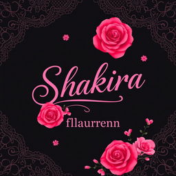 A novel cover design for a coquette aesthetic featuring a harmonious blend of black, pink, and red colors