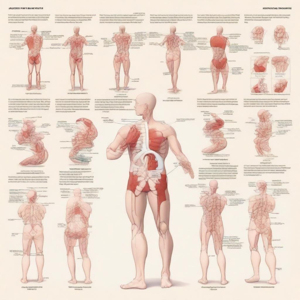 A detailed and instructive digital art piece divided into several panels, each representing a different step in the CPR process