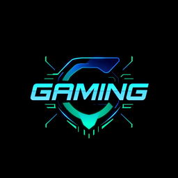 A modern and dynamic gaming logo, featuring a stylized letter 'G' as the central focus