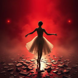 In the crimson light of a fading day, a ballerina named Lilith, lost in the labyrinths of fate, is showcased at a cruel auction