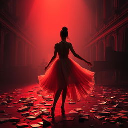 In the crimson light of a fading day, a ballerina named Lilith is cruelly displayed at a harsh auction, lost in the labyrinths of fate