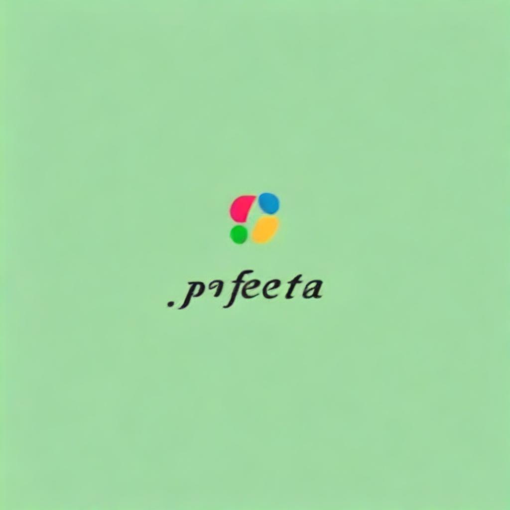 A modern, vibrant logotype for a fabric retail store named 'Perfecta'