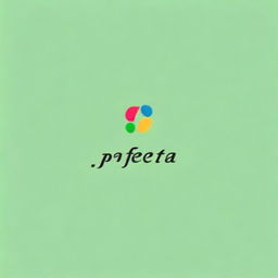 A modern, vibrant logotype for a fabric retail store named 'Perfecta'