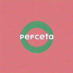 A modern, vibrant logotype for a fabric retail store named 'Perfecta'