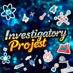 An eye-catching title for an investigatory project featuring the phrase 'Investigatory Project' in a stylish and modern font