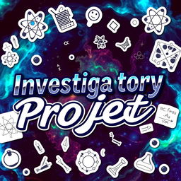 An eye-catching title for an investigatory project featuring the phrase 'Investigatory Project' in a stylish and modern font