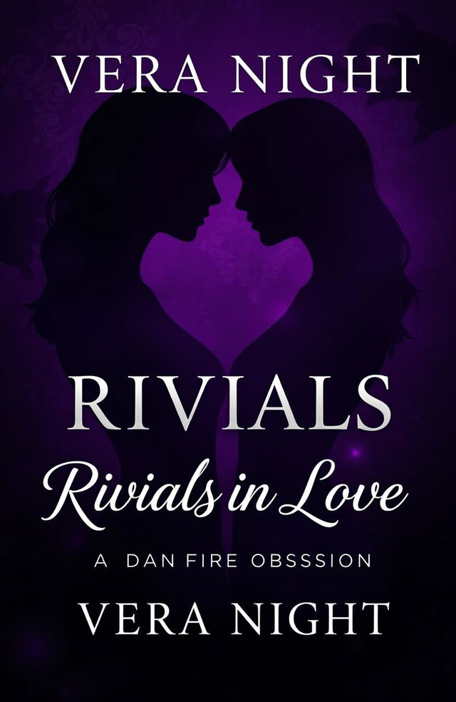 A captivating book cover for 'Rivals in Love: A Dangerous Obsession' by Vera Night