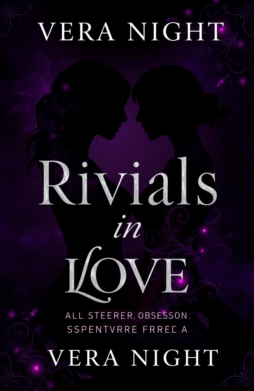 A captivating book cover for 'Rivals in Love: A Dangerous Obsession' by Vera Night