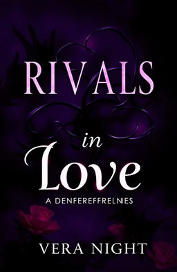 A visually striking book cover for "Rivals in Love: A Dangerous Obsession" by Vera Night