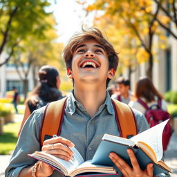 A vibrant college student studying business administration, with a passion for singing, writing lyrics, and reading BL novels