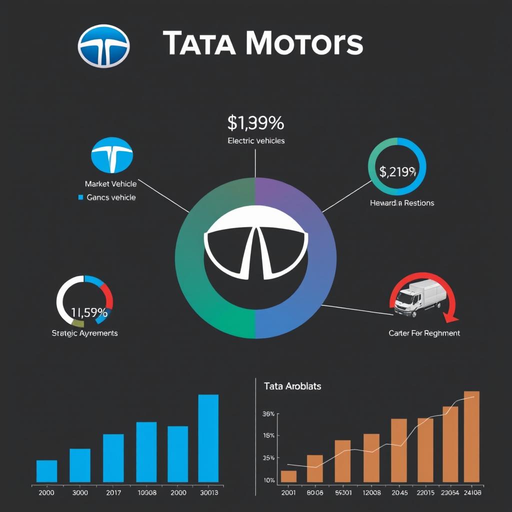 In-depth analysis of Tata Motors, focusing on its history, innovations, strategic business plans, market position, and challenges in the automotive industry