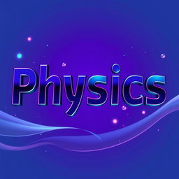 The word 'Physics' illustrated in a striking and modern design