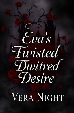 A captivating book cover design for "Eva's Twisted Desire" by Vera Night