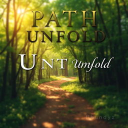 A captivating film poster for 'Path Unfold', featuring the title in bold, eye-catching typography at the top