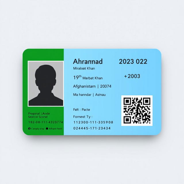 A detailed design of an electronic ID card for Afghanistan