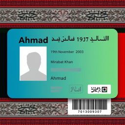 A detailed design of an electronic ID card for Afghanistan