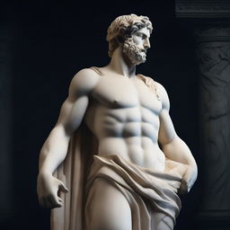 An image of a Greek statue, captured in high resolution