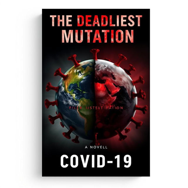 A book cover design for a novel titled 'The Deadliest Mutation'