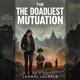 A book cover illustration for a novel titled 'The Deadliest Mutation'