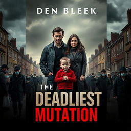 A book cover design for a novel titled "The Deadliest Mutation"
