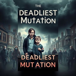 A book cover design for a novel titled "The Deadliest Mutation"