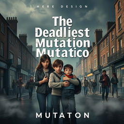 A book cover design for a novel titled 'The Deadliest Mutation'